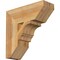 Ekena Millwork Balboa Slat Rough Sawn Bracket, Western Red Cedar, 6"W x 18"D x 18"H BKT06X18X18BOA06RWR - alternate 1